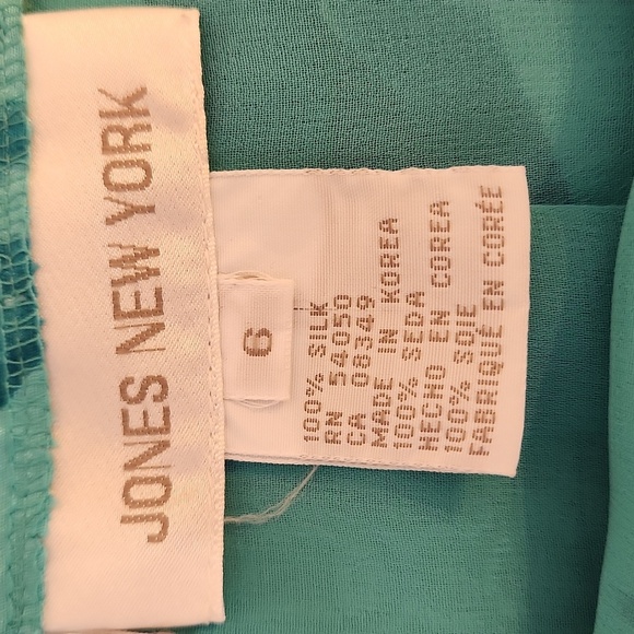 Jones New York 100% Silk Long Pencil Skirt, Size 6 - Picture 8 of 11